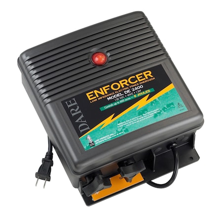 Dare Products Dare Enforcer 110 V Electric-Powered Fence Energizer 600 acre Black DE 2400